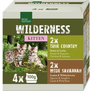 Neu Im Sortiment REAL NATURE WILDERNESS Kitten Mix 1 4 x 100 g